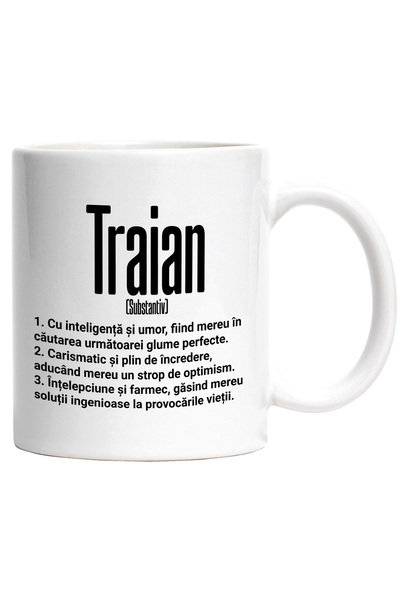 StoryGift Romania Cana Cu Numele Traian, Inteligenta, Umor, Carismatic, Intel...
