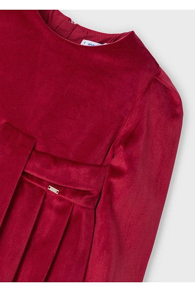 MAYORAL Girl's Dress Filled Red