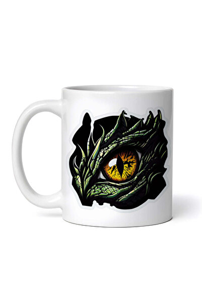 OEM Εξατομικευμένη Λευκή Κούπα, Tiamat Dragon Eye, Inovatix®. 330ml