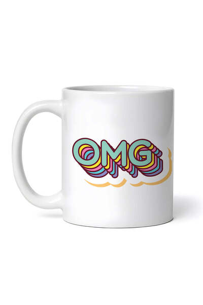 OEM Εξατομικευμένη Λευκή Κούπα, Omg, Inovatix®. 330ml