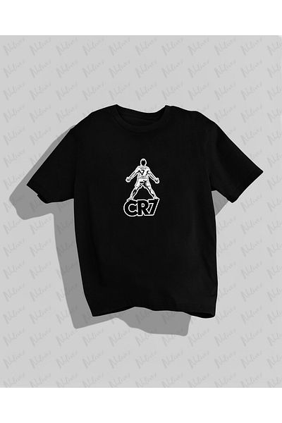 Nulivez Cristiano Ronaldo Design Printed High Quality Compact Unisex Oversize T-Shirt