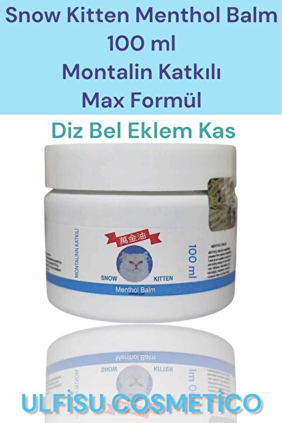 ULFİSU COSMETİCO Snow Kitten Krem 100 ml - Snow Kitten Menthol Balm Montalinli Krem 100 ml