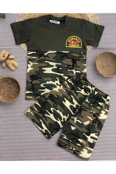 tinitins Camouflage Summer Shorts Set