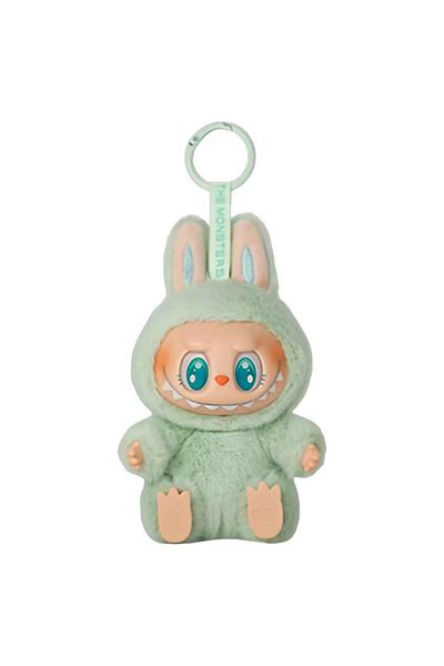 Schulzz Labubu Have a Seat, Cute Monsters Labubu Colorful Plush Toy Keychain Fashion Bag