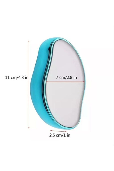 KAİZEN Crystal Eraser Epilasyon Aleti Tüy Silgisi Tüy Alıcı ve Yüz Jileti Ve Kaş Usturası 3'lü Ustura