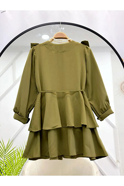 VOLT CLOTHİNG Kadın Nilüfer Fırfırlı Klasik İkili Takım