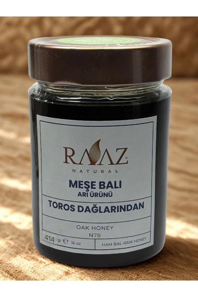 RAAZ Meşe Balı 414 gr ( %100 Doğal Ve Katkısız, Toros Dağlarından )