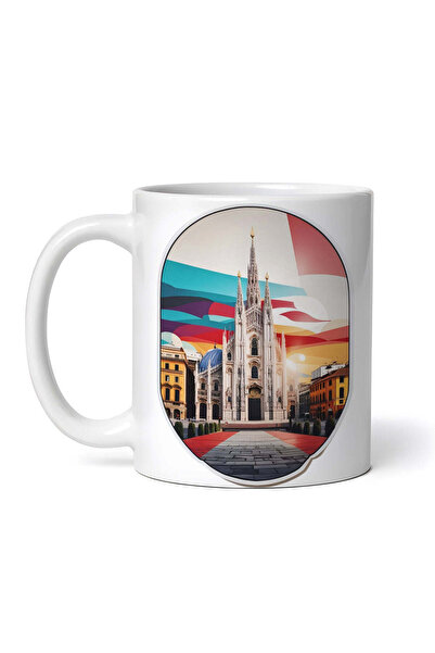 OEM Εξατομικευμένη Λευκή Κούπα, Miami Cathedral, Inovatix®. 330ml