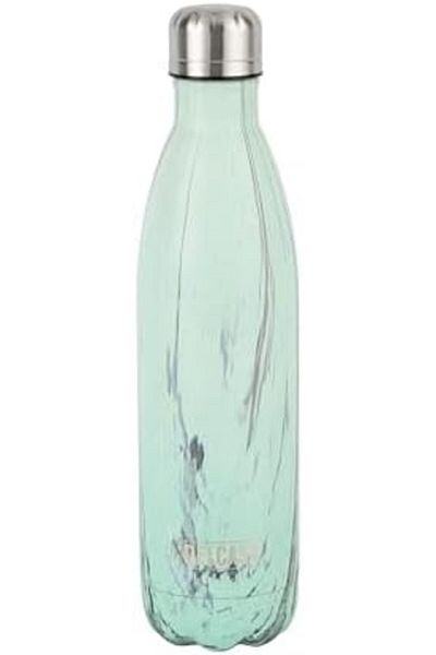 DELCASA DC3275 Stainless Steel Vacuum Bottle, 500 ml Capacity, White
