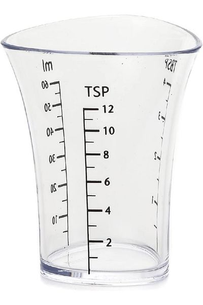 TESCOMA PRESTO Measuring Cup – 0.06L, Transparent Plastic, Dishwasher Safe