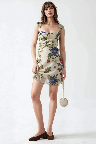 Hiccup Sweetheart Neck Polka Dot Mini Tulle Dress