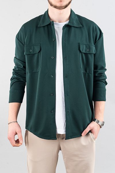 bombe Ανδρικό πουκάμισο Scuba Slim Fit Khaki
