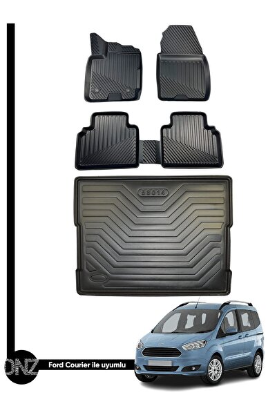 Leader Ford Courier 3d Havuzlu Paspas+bagaj Havuzu 3d Ikili Set