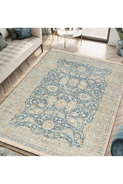 Markaev Etnic Baskılı Dokuma Taban Halı 156 YNG