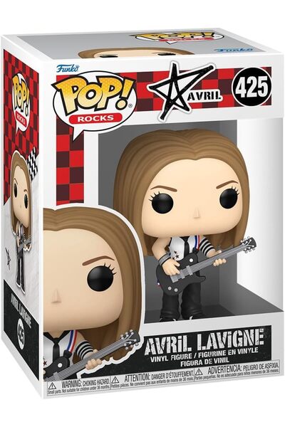 Funko Pop! Rocks: Avril Lavigne (Complicated) Vinil Koleksiyon Figürü, 9,5 cm
