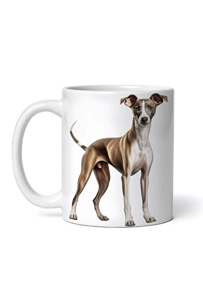 OEM Cană albă personalizată, model Ogar Italian maro, INOVATIX®. 330ml