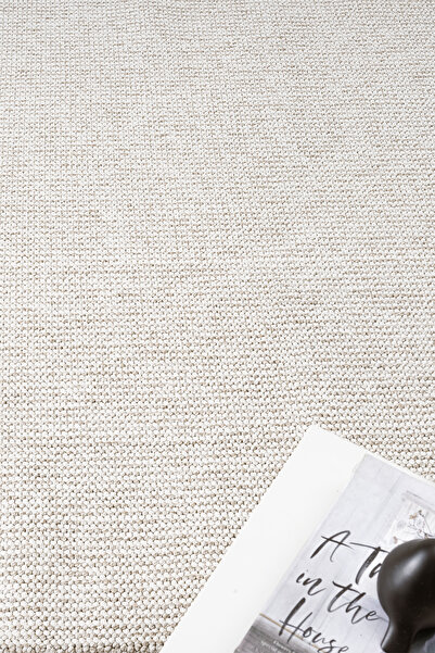 Kilimiz Halı Konsept Modern Bukle Halı Açık Bej Saçaksız