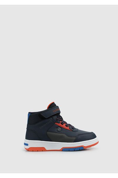 lumberjack Navy Blue Nitra Hi 4Pr Boy's High Sneaker