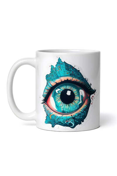 OEM Cană albă personalizată, Wet Eye, Inovatix®. 330 ml