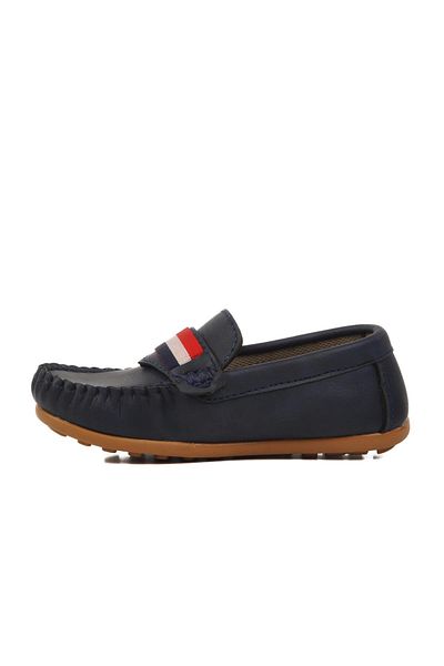 WALKWAY P Navy Blue Children's Casual Loafer Shoes