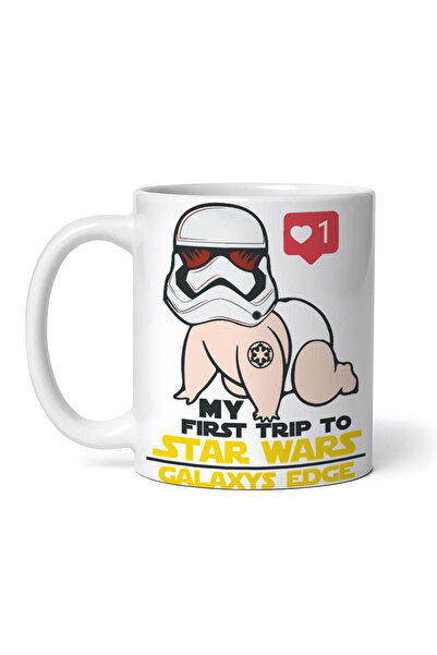 OEM Εξατομικευμένη λευκή κούπα, Το πρώτο μου ταξίδι στο Star Wars Galaxy Edge...