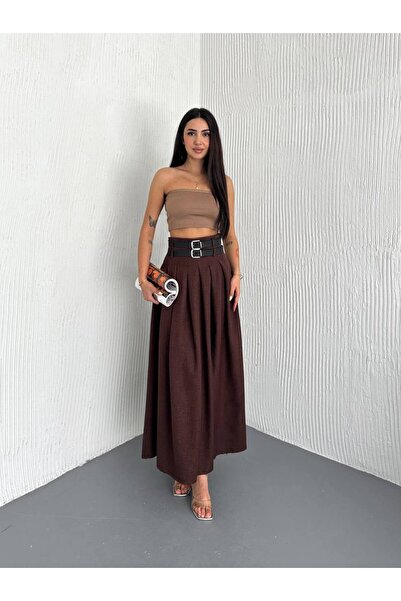 By Kuzey Aras ΓΥΝΑΙΚΕΙΑ ΨΗΛΗ ΜΕΣΗ ΔΙΠΛΗ ΖΩΝΗ ΚΑΙ ΠΙΛΕ ΛΟΥΤΡΙ ΛΕΠΤΟΜΕΡΗΣ ΜΑΞΙ ΦΟΥΣΤΑ