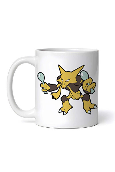 OEM Cană albă personalizată, Pokemon Alakazam, INOVATIX®. 330 ml
