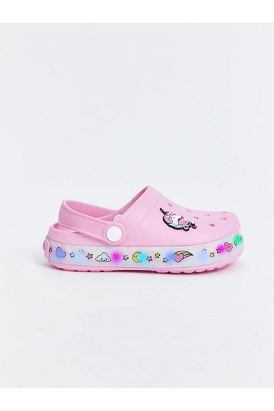 LC Waikiki Lcw Steps Pink Girls' Beach Sandals with Lighted Soles