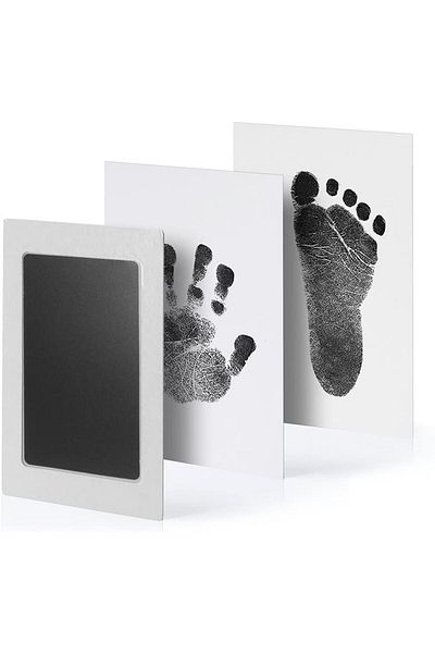zola Kit amprenta cu cerneala pentru piciorus si manuta, marime amprenta 5.7x9.9 cm