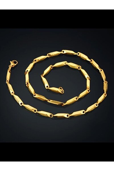 X-Lady Accessories Gold Color Tarnish Stainless Steel Titanium Bowler Chain U...