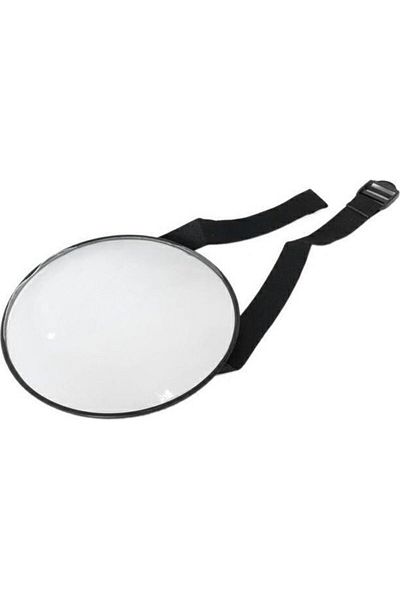 zola Oglinda auto copil spate, prindere pe tetiera cu curea, diametru 17 cm, neagra