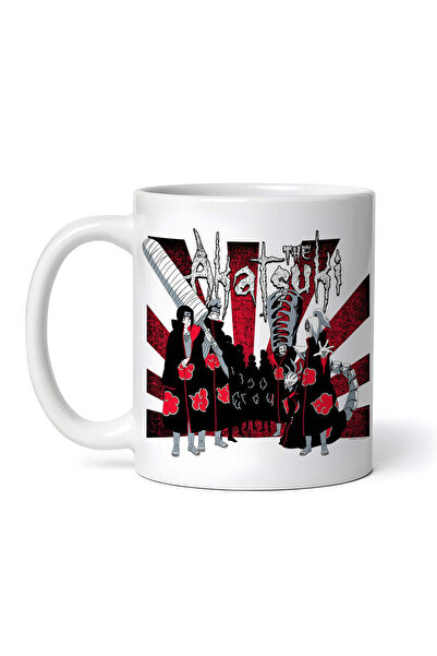 OEM Cană albă personalizată, Naruto Shippuden Akatsuki, INOVATIX®. 330 ml