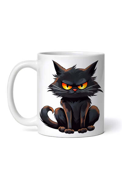 OEM Cană albă personalizată, Teddy Cat, INOVATIX®. 330ml