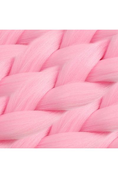 X-Pression Pink 2 African Tiwist Black Knitted 100 Gr 60 Cm