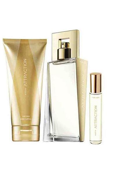 AVON Attraction Set For Her Eau De Parfum 50 ml Body Lotion 125 ml And Mini Eau De Parfum