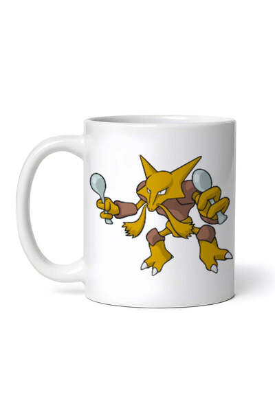 OEM Cană albă personalizată, Pokemon Alakazam, INOVATIX®. 330 ml