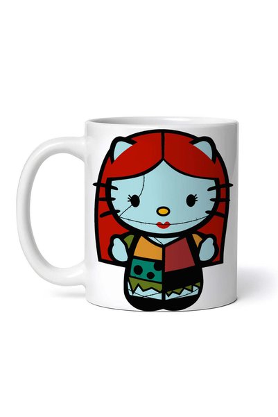 OEM Cană albă personalizată, Kitty Sally, INOVATIX®. 330 ml