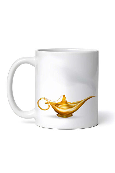 OEM Cană albă personalizată, Lampa lui Aladdin, INOVATIX®. 330ml