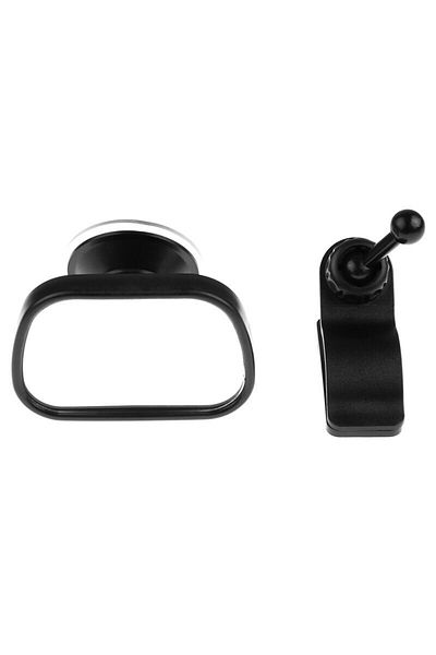 zola Oglinda retrovizoare copil pentru masina, cu ventuza, neagra, 9x5.8 cm