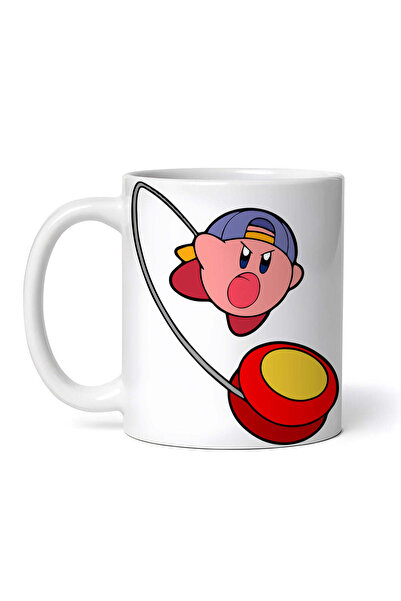 OEM Cană albă personalizată, Kirby Yoyo, INOVATIX®. 330 ml