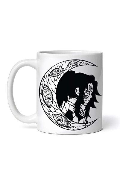 OEM Cană albă personalizată, Kokushibo Demon Slayer Anime, INOVATIX®. 330 ml