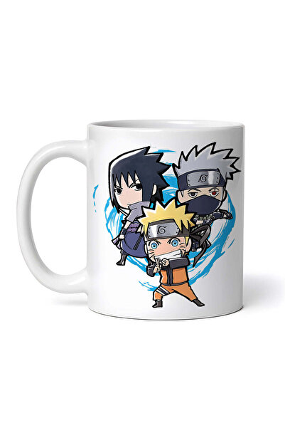 OEM Εξατομικευμένη λευκή κούπα, Naruto Team, INOVATIX®. 330ml