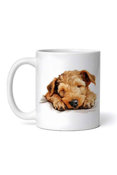 OEM Εξατομικευμένη λευκή κούπα, Lakeland Terrier, INOVATIX®. 330 ml