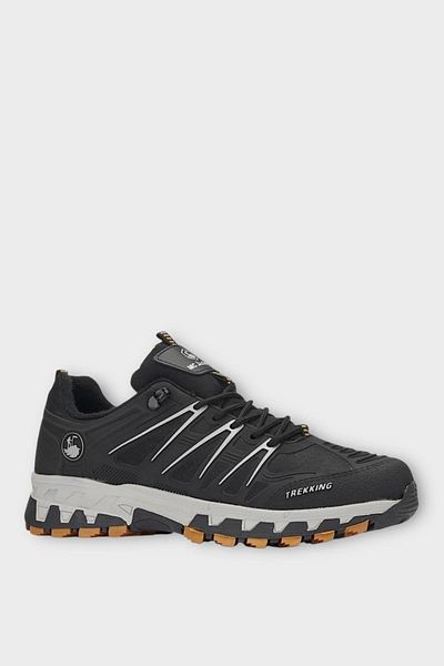 Liger Men's Trekking & Outdoor Shoes - Water and Cold Resistant, Daily Use, Black - Yellow
