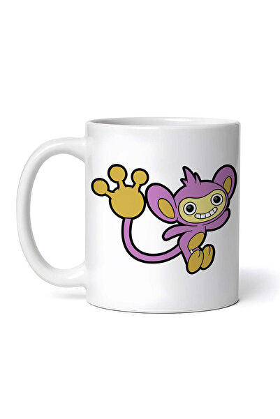 OEM Εξατομικευμένη λευκή κούπα, Pokemon Aipom, INOVATIX®. 330 ml