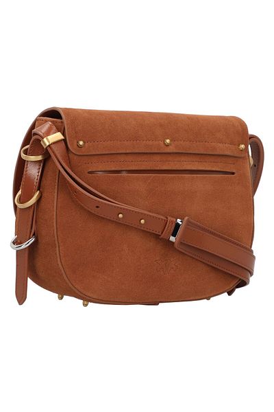 PİNKO Saddle Umhängetasche Leder 25 Cm