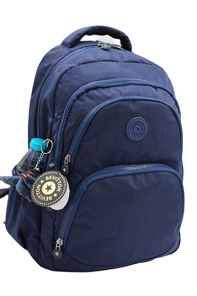 Harmela 34600 Water Resistant Casual School Backpack Unisex School Bag Dark Navy Blue