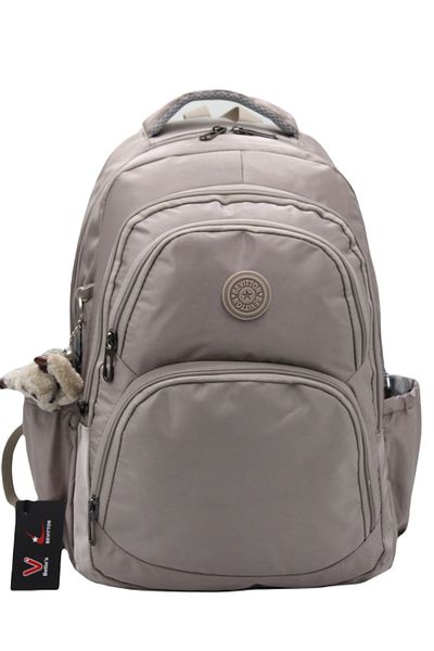 Harmela 34600 Water Resistant Daily School Backpack Unisex School Bag Mink