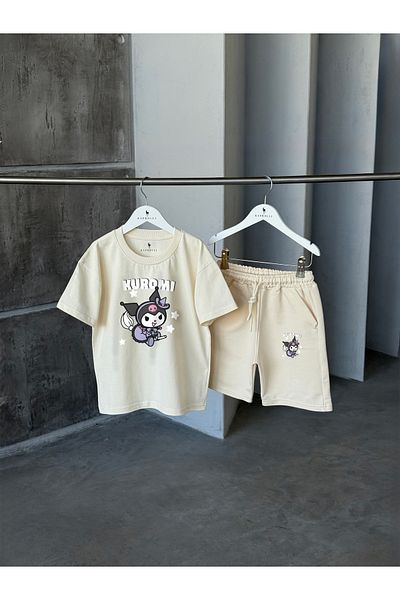 KAPROLLI Σετ σορτς Unisex για αγόρια για κορίτσια - 95% βαμβάκι 5% λύκρα με εμπριμέ μοτίβο που πλένεται καλής ποιότητας ύφασμα