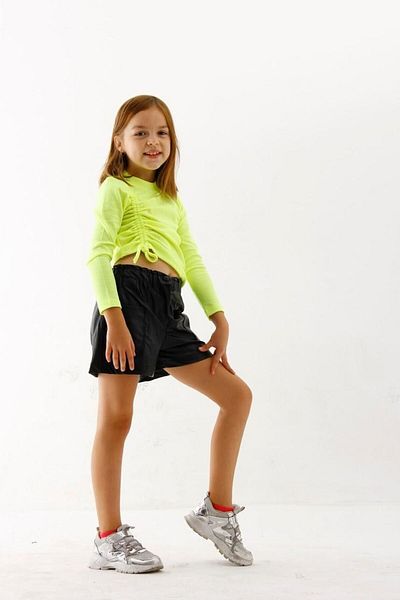 Minigimin Cicileri Side Gathered Sweat - Yellow